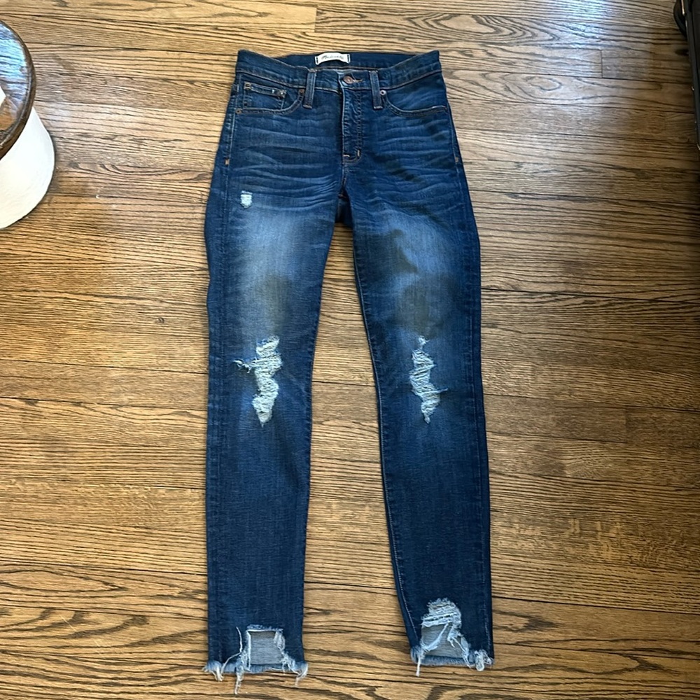 Madewell size 26 high-rise skinny jeans